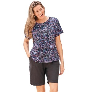 Swim 365 Women's Plus Size The Swim Tee - 1 of 4