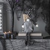 Whisen Fabric Standing Gnome W/Orange Banner & Spring Body, Halloween Decoration - 4 of 4