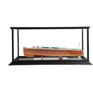 Chris Craft Triple Cockpit Model Ship with Display Case – 15 Inch Height By Old Modern Handicrafts - 1 of 4
