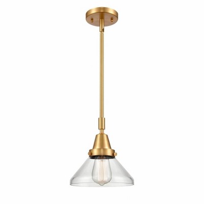 Caden - 1 Light Stem Hung Mini Pendant In Industrial Style-9.13 Inches Tall and 8 Inches Wide