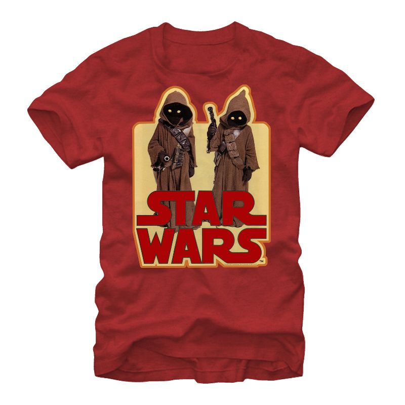 Men's Star Wars Logo Jawas Utinni T-Shirt, 1 of 5
