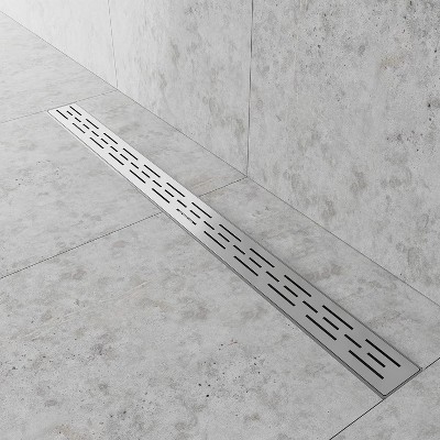 Hydroware Linear Shower Drain - C06 Brushed - 36 Inches