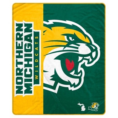 NCAA Northern Michigan Wildcats Ultra Soft Tailgate Throw Blanket