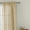 Ramallah Trading Nikki Faux Silk Rod Pocket Curtain Panel 54 x 90 - 2 of 3