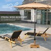 Pellebant 45lbs Patio Umbrella Base w/Wheels- Heavy Duty Outdoor Patio Market Umbrella Stand - 3 of 4