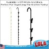 Clip Strip® @ Home by LOLA – Metal Hanging Organizer with 12 Hooks for Pantry, Kitchen, Garage – Holds Snacks, Tools, Keys – Easy to Install, 1 Pack - 4 of 4