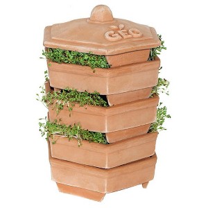 Tribest GEO Terradisiena 4-Tier Terracotta Sprouter – Brown - 1 of 4