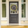 Unique Bargains Window Wedding Decor Front Door Fall Artificial Eucalyptus Wreaths - 4 of 4