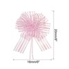 Unique Bargains Bright Metallic Gift Wrapping Large Pull Bow Ribbon for Wedding 5 Pcs - 2 of 4