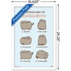 Trends International Pusheen - Marshmallow Framed Wall Poster Prints - 3 of 4