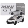 Lamborghini Urus Performante Grigio Nimbus Gray Metallic with Carbon Hood Limited Edition 1/64 Diecast Model Car by Mini GT - 4 of 4