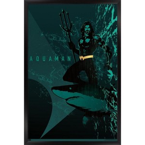Trends International DC Comics: Dark Artistic - Aquaman Framed Wall Poster Prints - 1 of 4