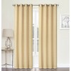 Kate Aurora 2 Pack Amari Contemporary Lattice Light Filtering Grommet Top Window Curtain Panels - 3 of 4