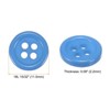 Unique Bargains Resin DIY Craft Flat 4-Hole Sewing Buttons 100 Pcs - 2 of 4