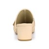 Allegra K Women's Pointed Toe Slip-on Block Heel Mules - 3 of 4
