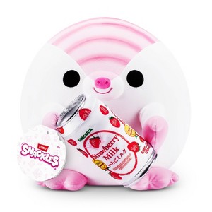 Snackles 8" Pink Fairy Armadillo with Sangaria Strawberry Milk Plush - 1 of 4