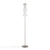 LumiSource Rhonda: Dual-Head Brushed Nickel Floor Lamp, 60W, UL Listed, Modern Decor - 3 of 4