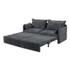 Ridstar 3-in-1 Convertible Sofa Bed Side with Storage and USB/C Type Charging Port For Living Room, Bedroom & Apartment-Grey - 2 of 4
