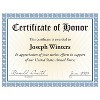 Masterpiece Studios Certificates 8.5" x 11" Westminster Blue 100/Pack (961032) - 3 of 3