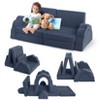 TROPOW 11pcs Modular Kids Play Couch, Children Sectional Sofa Floor Toddler Couch for Kids Creative Play, Convertible Foam Floor Sofa for Playroom - 4 of 4