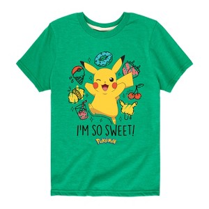 Boys' - Pokémon - I'm So Sweet Short Sleeve Graphic T-Shirt - 1 of 4