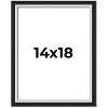PosterPalooza | Flat Silver Picture Frame - UV Acrylic, Foam Board Backing, Hanging Hardware - 2 of 4