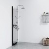 vidaXL Foldable Walk-in Shower Wall, Minimalist Design, 27.6 - 3 of 4