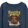 Women's - LOL Surprise! - Royal Bee Lightweight French Terry Wide Neck Long Sleeve Shirt - 2 of 4