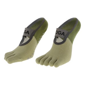 Unique Bargains Women's Non-Slip Five Toe Socks 1 Pair - 1 of 4