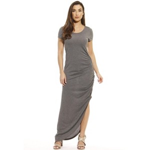 Just Love Ruched Side Hi Low Dress / Summer Dresses - 1 of 2
