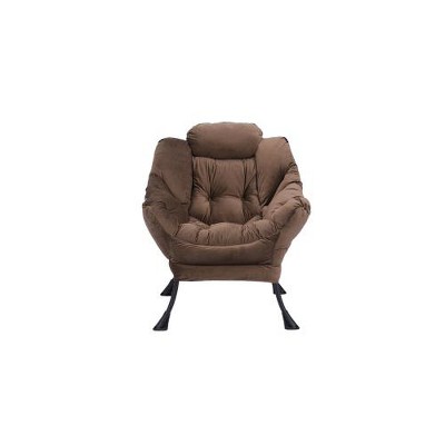 SYFERLORY Living Room Chairs Modern Cotton Fabric Lazy Chair, Accent Contemporary Lounge Chair