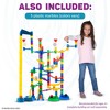 Marble Genius Marble Run Launcher- Marble Launcher Base, Tubes, Top, and 5 Plastic Marbles, Build, and Watch Your Marbles Soar - 4 of 4