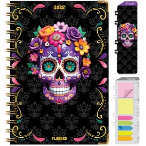 Global Printed Products Hardcover CY 2025 Fashion Planner - 5.5"x8" (Sugar Skull) - 1 of 4