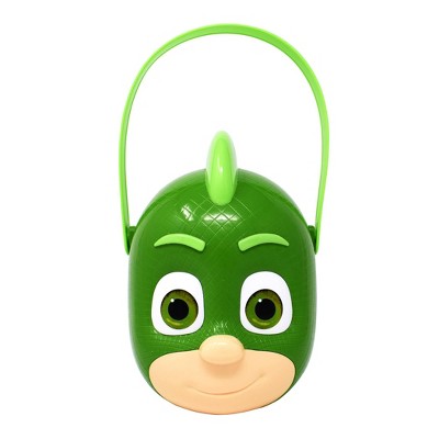 PJ Masks Gekko Character Plastic Pail Halloween Trick or Treat Container