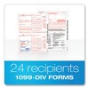 TOPS 1099-DIV Tax Forms for Inkjet/Laser Printers, Fiscal Year: 2023, Five-Part Carbonless, 8 x 5.5, 2 Forms/Sheet, 24 Forms Total - 2 of 4
