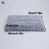 Artloge Plush Pet Bed Washable Dog Mat Crate Bed Anti-Slip Kennel Mattress Deluxe Sleeping Mat for Puppy & Large Dogs with Removable Cover - 2 of 4