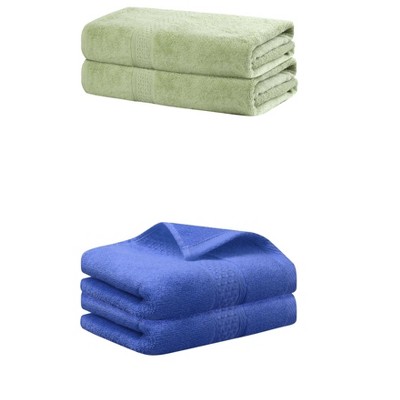 REGALWOVEN Cotton Bath Hands Towel Sets For Bathroom, Gym, SPA 2 Pack