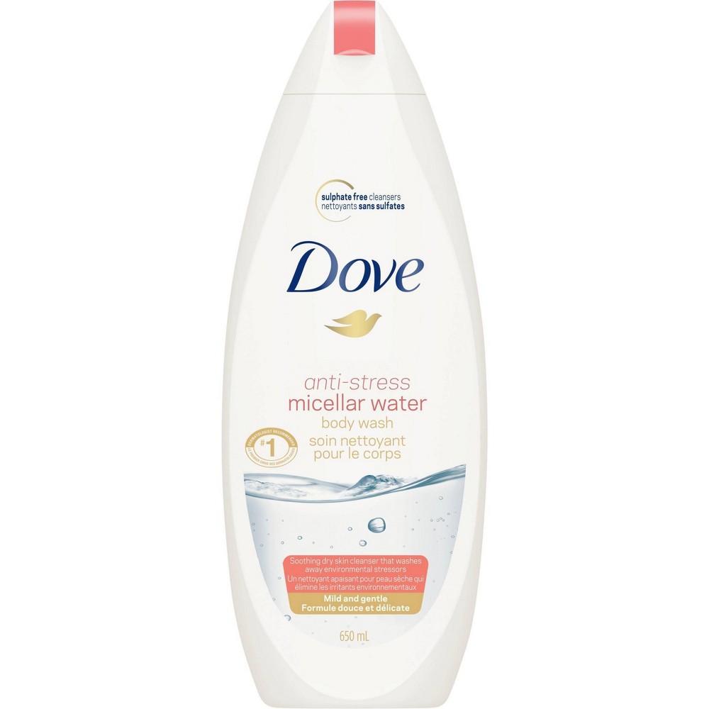 UPC 011111005617 product image for Dove Anti-Stress Micellar Water Mild & Gentle Body Wash - 22 fl oz | upcitemdb.com