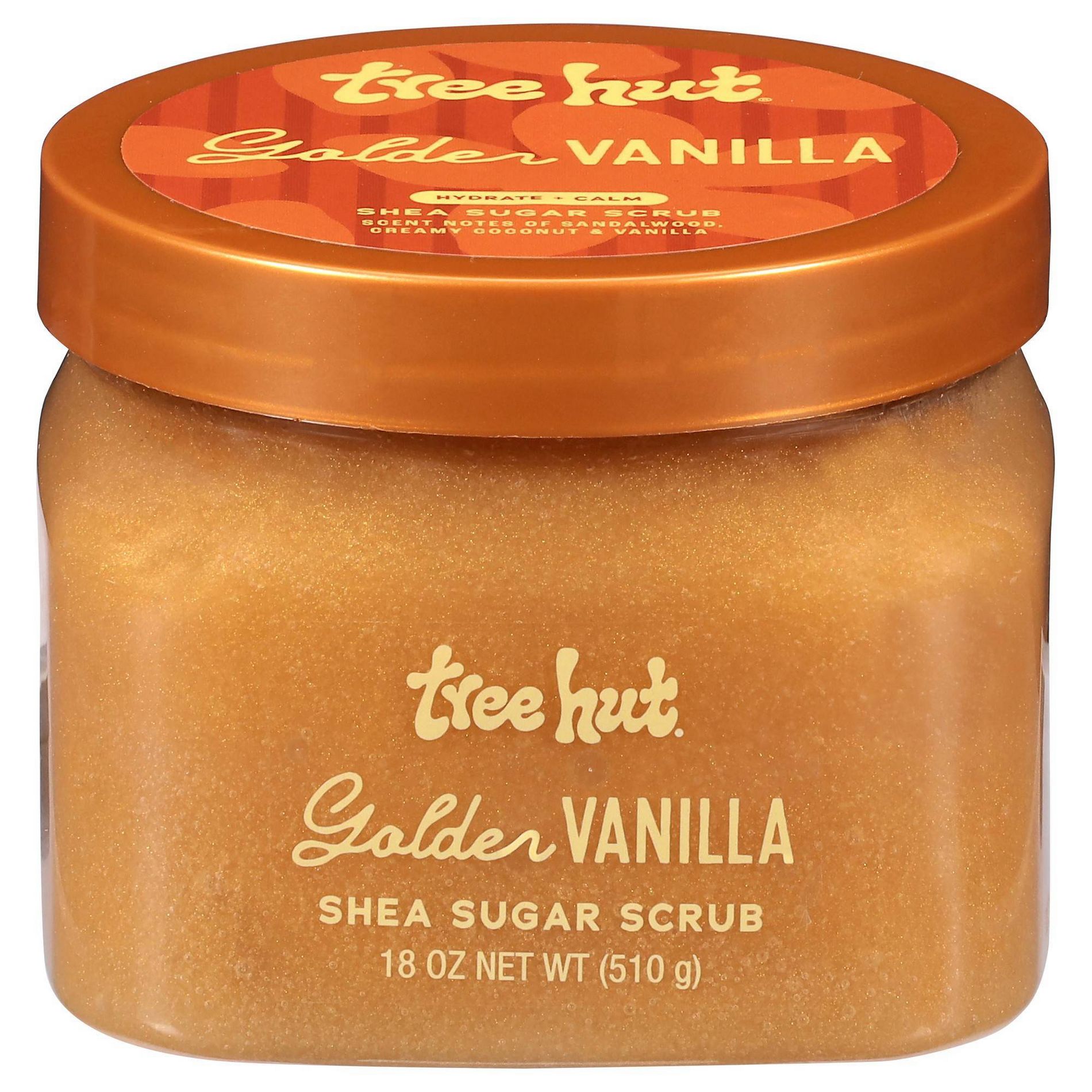 Tree Hut Body Scrub - Golden Vanilla - 18oz