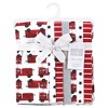 Hudson Baby Infant Boys Cotton Flannel Burp Cloths 7-Pack, Fire Truck , One Size - 2 of 4