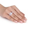 EVERLY JEWELRY | Sterling Silver 6 1/2 CT TGW Cubic Zirconia Fashion Ring - 3 of 4