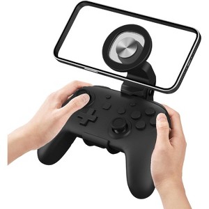 NBCP Magnetic Controller Phone Mount Clip for Switch and Switch Lite Pro Controller, Gaming Phone Holder, Adjustable Mag-Safe Phone Mount Holder - 1 of 4