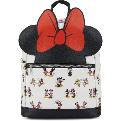 UPD Inc. Minnie Patent Bow 10 Mini Deluxe Backpack with 1 Front pocket