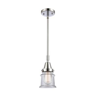 Canton - 1 Light Stem Hung Mini Pendant In Industrial Style-11.13 Inches Tall and 6.5 Inches Wide