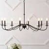 JONATHAN Y Wicklow Bohemian Farmhouse Iron LED Chandelier - 2 of 4
