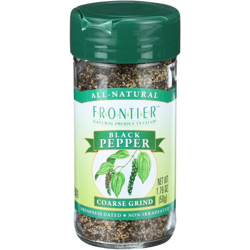 Frontier Herb Pepper Black Coarse Ground - Pack of 12 - 1.76 oz - image 1 of 3