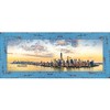 PosterPalooza | Panoramic Shabby Chic Blue Picture Frame - UV Acrylic, Foam Board Backing, Hanging Hardware - 3 of 4
