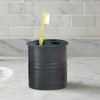 Bogart Metal Toothbrush Holder - Nu Steel: Elegant Bathroom Accessory, Oil Rubbed Bronze Finish, Holds Multiple Brushes - 4 of 4