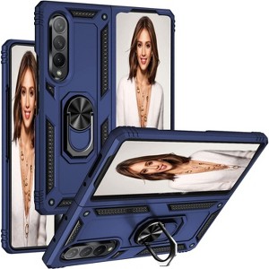 Entronix Case Compatible with Galaxy Z Fold 5 - Dual-Layer Guard Gripstand - 1 of 4