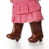 The Queen's Treasures 18 Inch Doll 1890's Style Brown Boots Plus Shoe Box - image 2 of 4